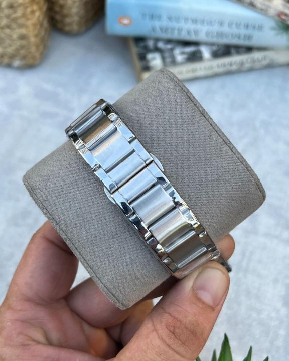 luxury Watch Emp_orio Arman_i Classic Silver-Blue